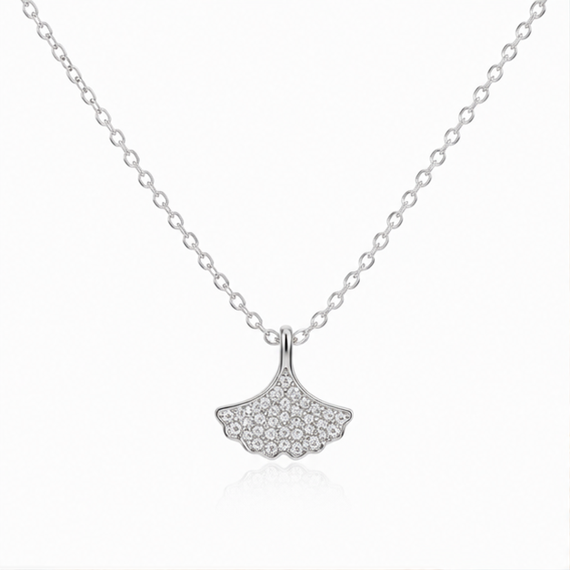  925 sterling silver shell pendant necklace 