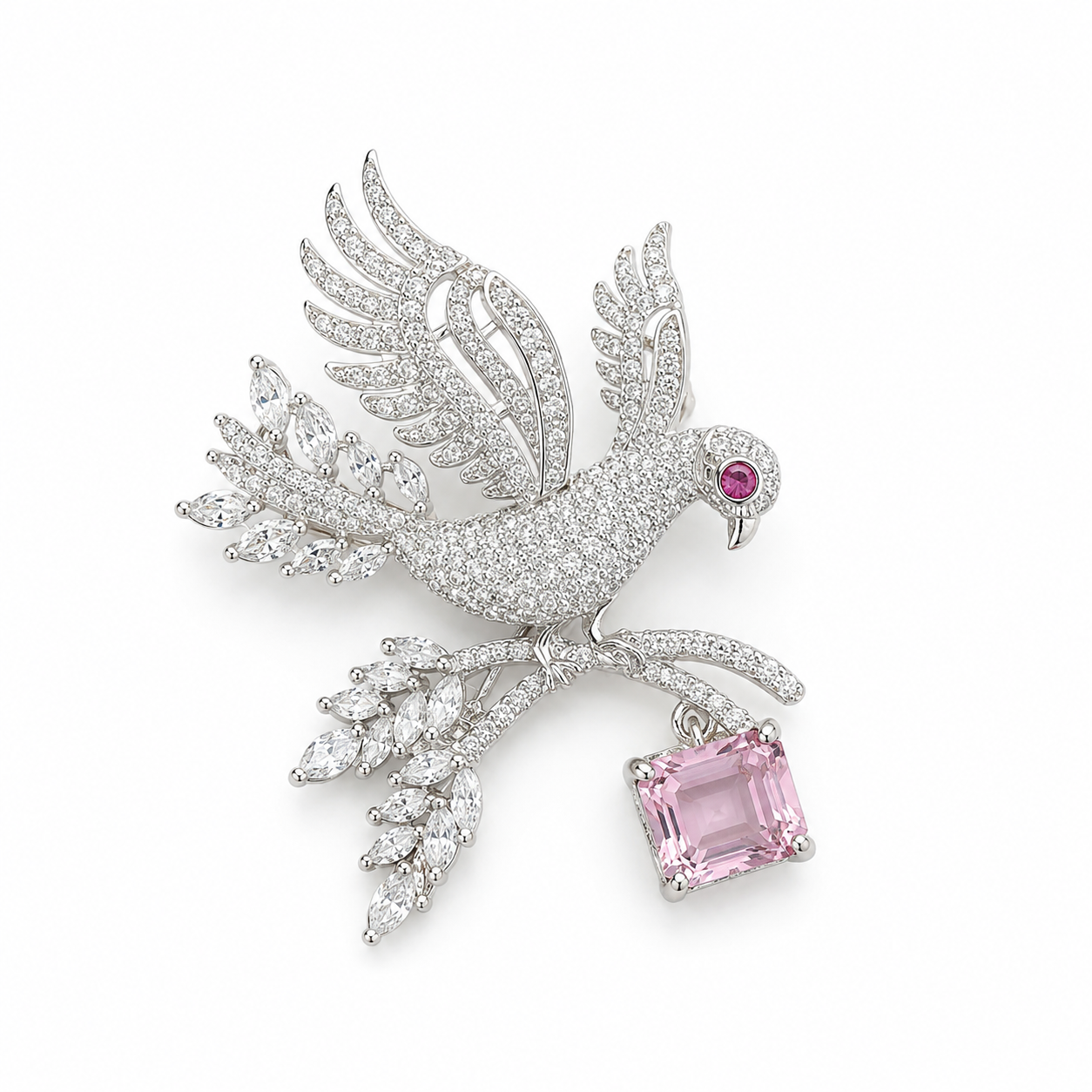 Blush Bird Brooch ✨