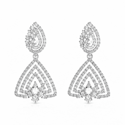 Drop Earrings with Cubic Zirconia
