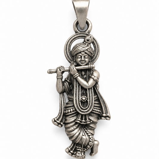 Lord Krishna Pendant VRINDAE ARGENATE