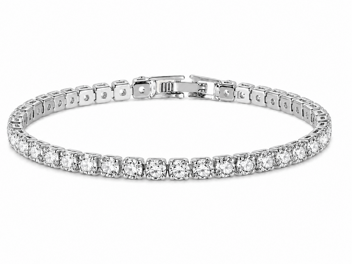 TENNIS BRACLET SILVER VRINDAE ARGENTAE
