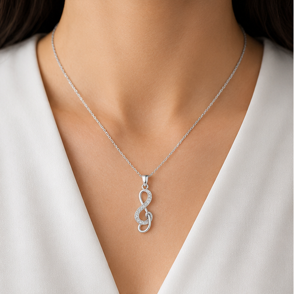 Silver necklace 