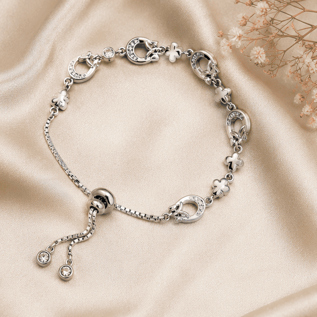 Women’s 925 Sterling Silver Adjustable Bracelet 