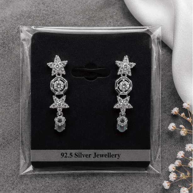 aqua earrings