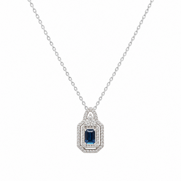blue sapphire necklace