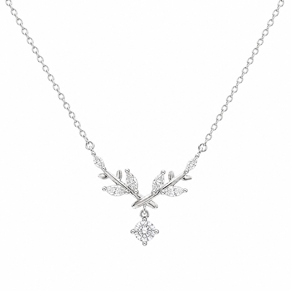 leaf design necklace