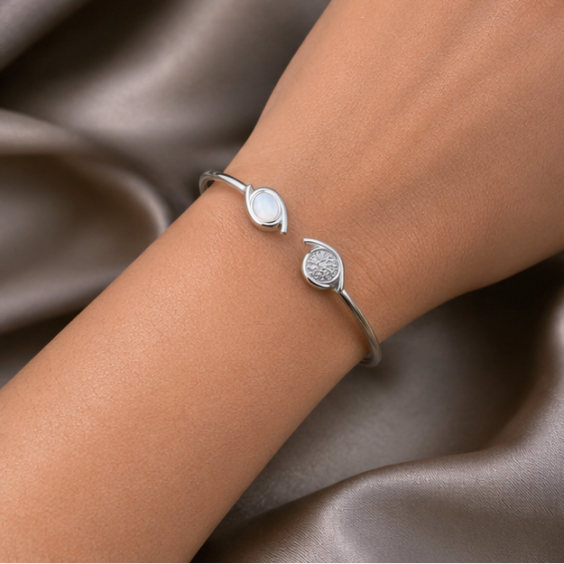 pearl cuff kada