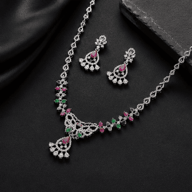ruby-emerald-necklace-set