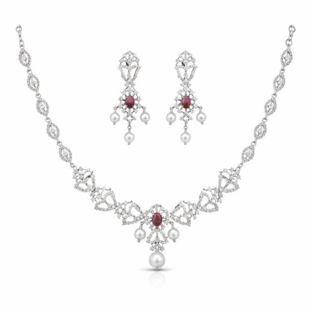 vrindae-argente-925-silver-ruby-pearl-necklace-set
